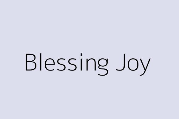 Blessing Joy